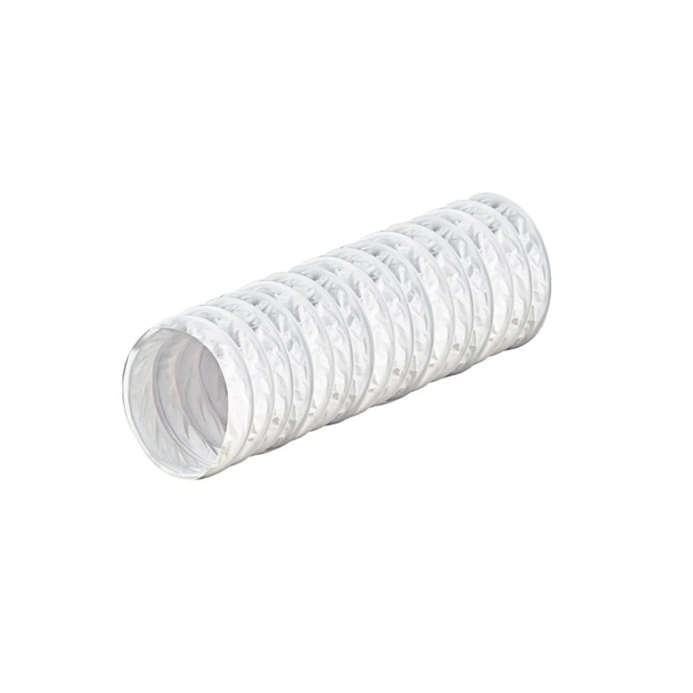 LÉGTECHNIKAI FLEXIBILIS CSŐ WHITE PVC (ALUFLEX SZERŰ) KE125-10 127 MM 1FM