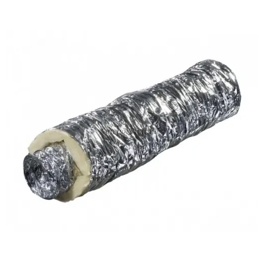 LÉGTECHNIKAI HŐ+HANGSZIGETELT FLEXIBILIS CSŐ ALU. SONOFLEX 203MM 10FM/DOBOZ