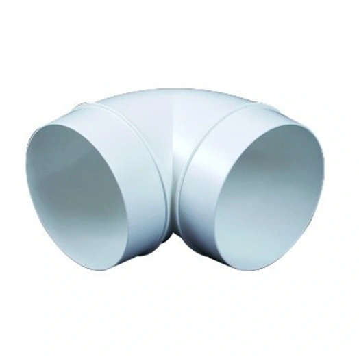 LÉGTECHNIKAI KÖNYÖKIDOM 125 MM 90° KO125-23/90, 222P MŰANYAG