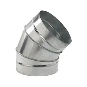 LÉGTECHNIKAI KÖNYÖKIDOM SZELETELT 45° FÉM 250MM
