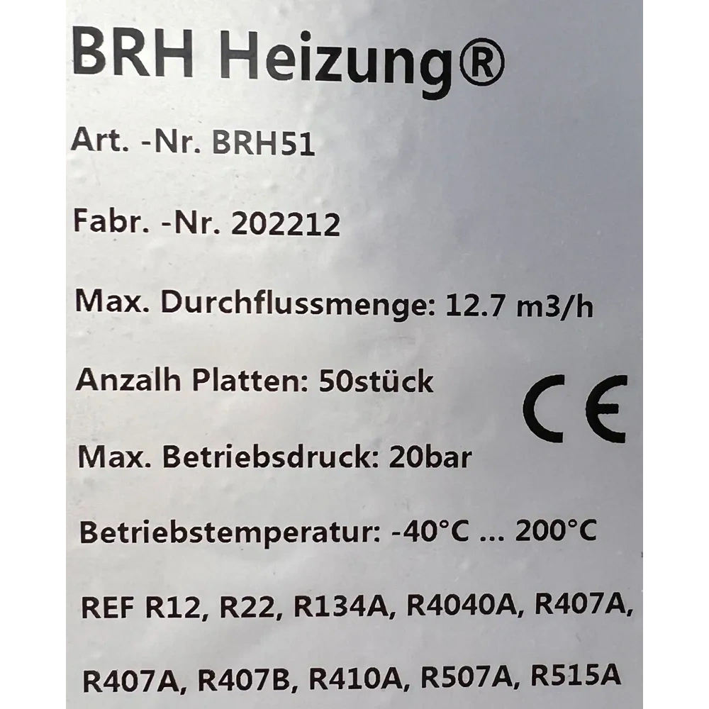 LEMEZES HŐCSERÉLŐ KIS ELLENÁLLÁSÚ,50LEMEZ,12,7M3/H,4X1",124X304X133MM FELÜLET:1,8M2