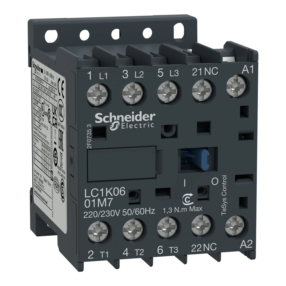 MÁGNESKAPCSOLÓ SCHNEIDER ELECTRIC TESYS LC1K1201D7 42V 5,5KW