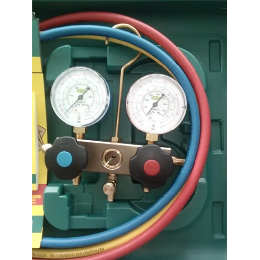 MANOMÉTER SZERVÍZ KÉSZLET REFCO BM2-3-DS-R32 3DB TÖMLŐVEL KOFFERBEN 4686947