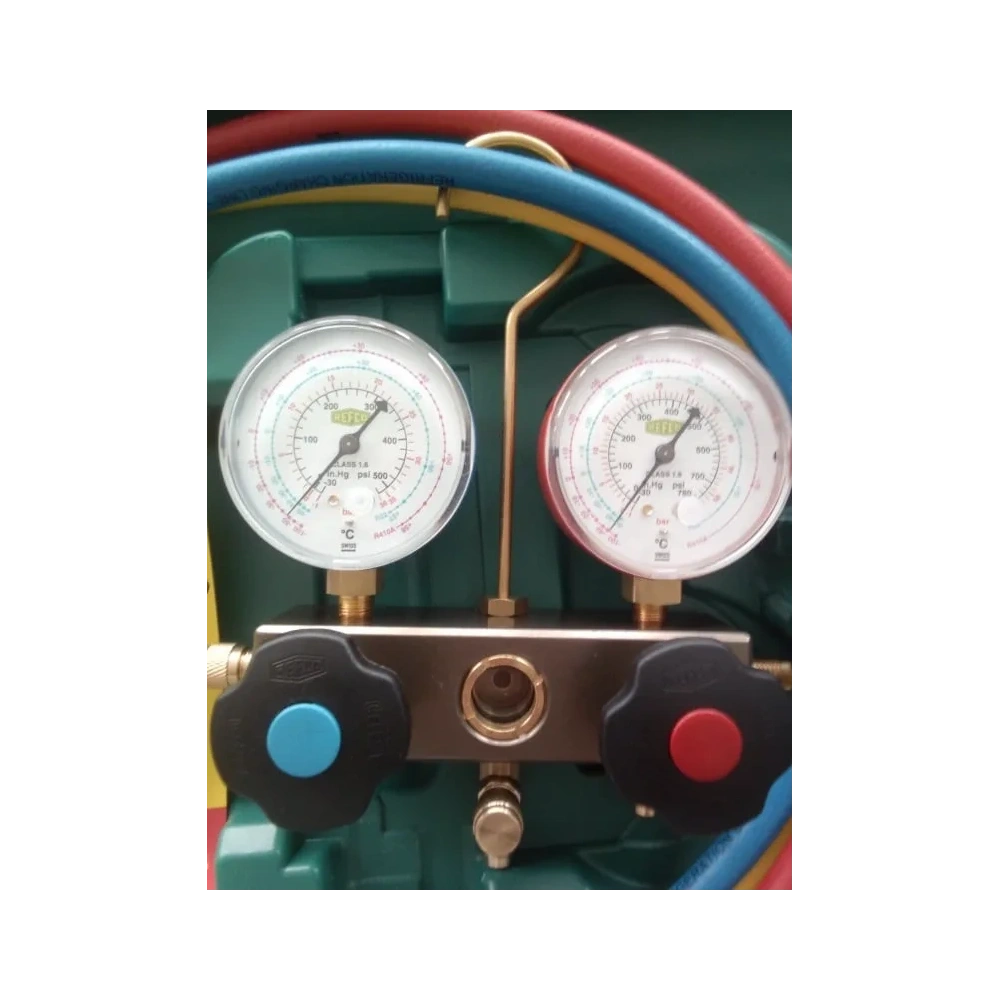 MANOMÉTER SZERVÍZ KÉSZLET REFCO BM2-3-DS-R32 3DB TÖMLŐVEL KOFFERBEN 4686947