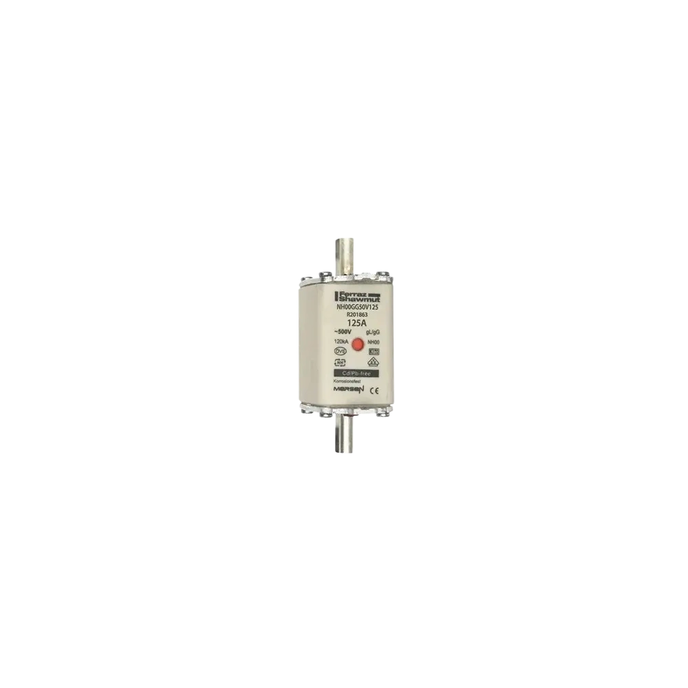 MERSEN NH BIZTOSÍTÉK 125A NH000, GG 50V AC (E201185C / NH000GG50V125/3)