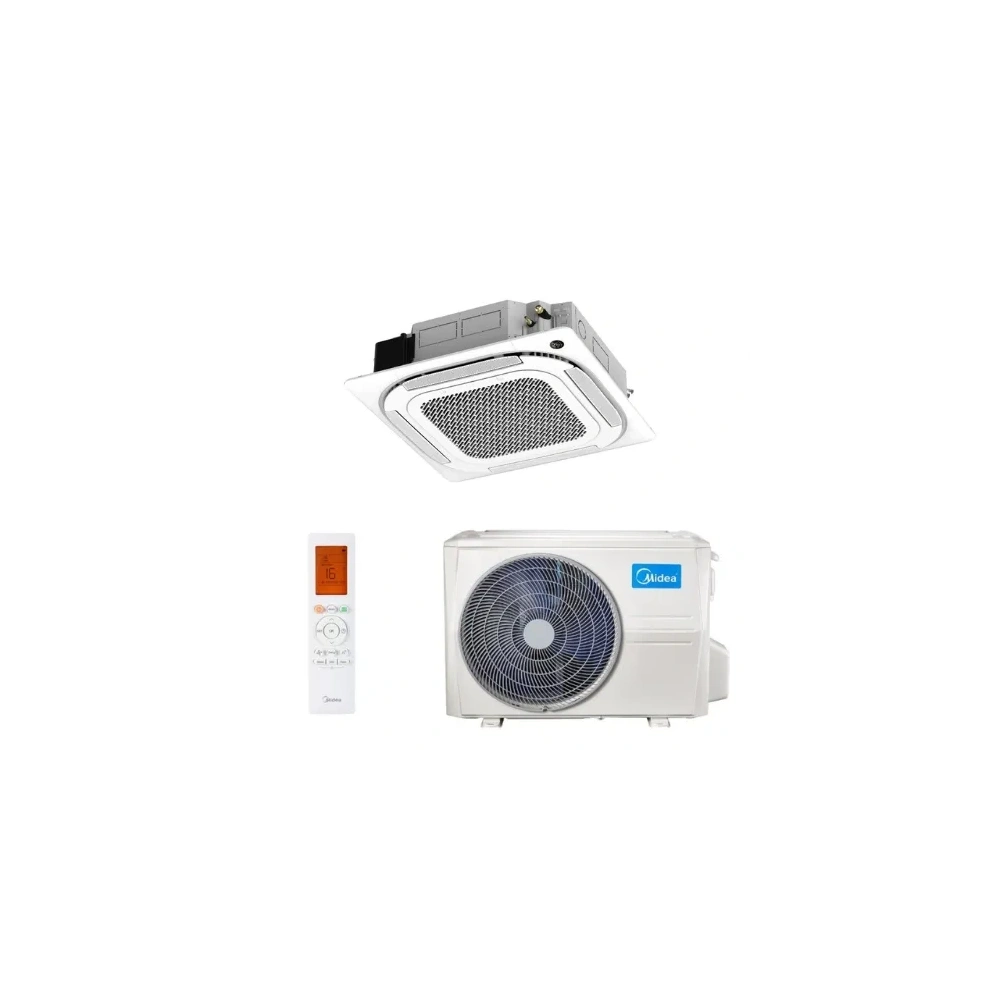 MIDEA MCA4U-12HRFNX (MCA4U-12HRFNX/MOX230-12HFN8-QD0) KAZETTÁS SPLIT KLÍMA SZETT 3,5 KW