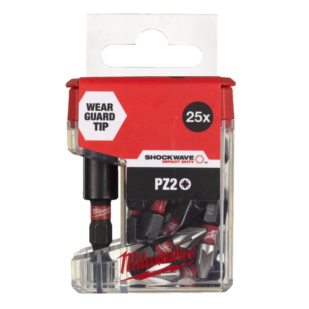 MILWAUKEE BITKÉSZLET TIC TAC PZ2 25MM BITTARTÓVAL 26 DB-OS (4932479857)