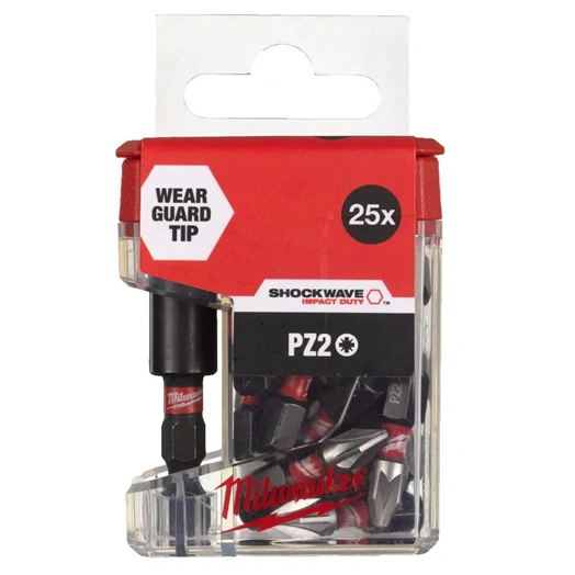 MILWAUKEE BITKÉSZLET TIC TAC PZ2 25MM BITTARTÓVAL 26 DB-OS (4932479857)