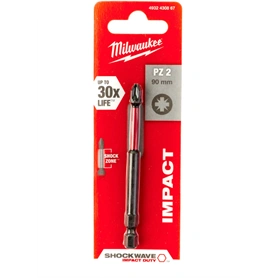 MILWAUKEE BIT PZ2 SHOCKWAVE 90 MM (4932430867)