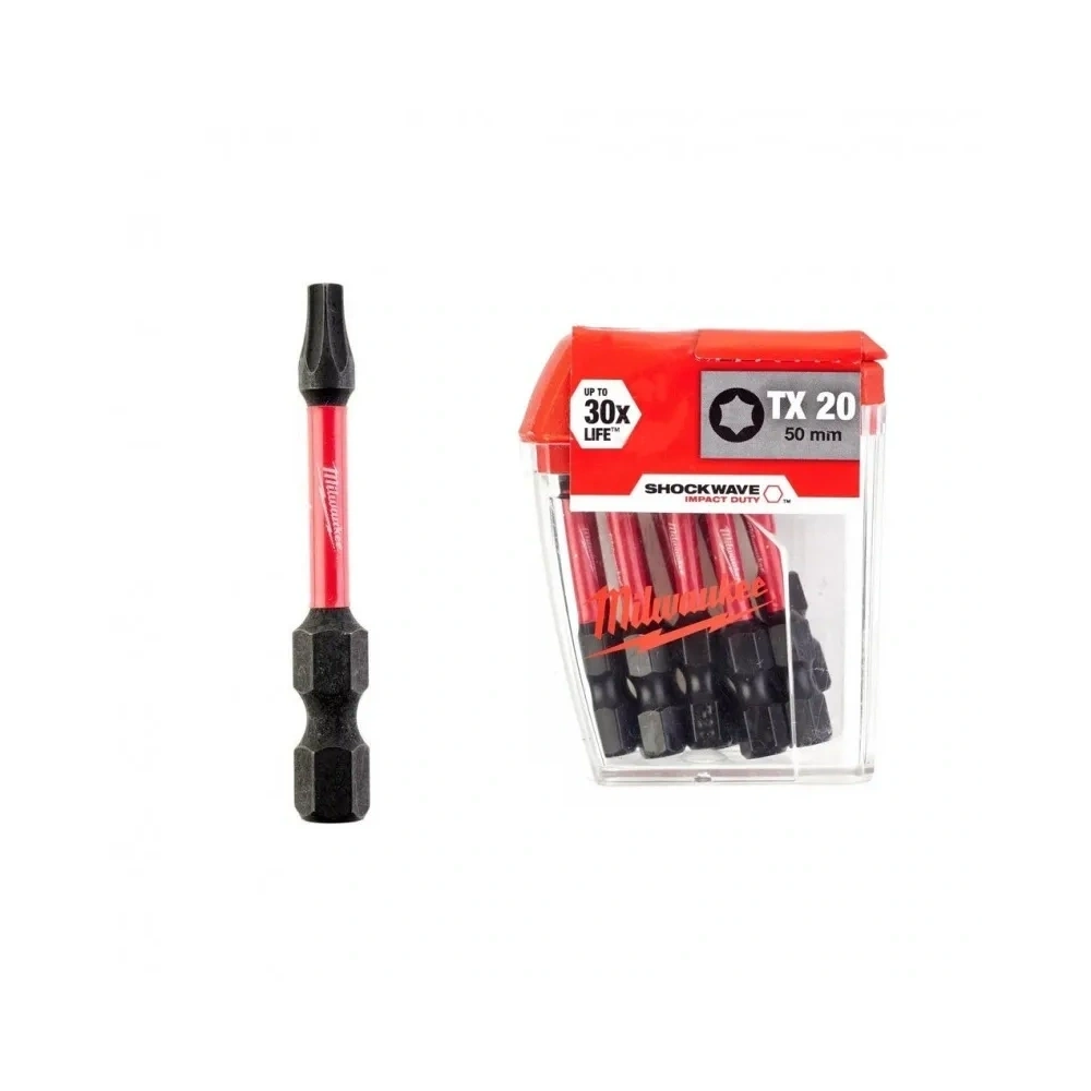 MILWAUKEE BIT TX25X50MM SHOCKWAVE 50 MM (10DB/CSOMAG) (4932430882)