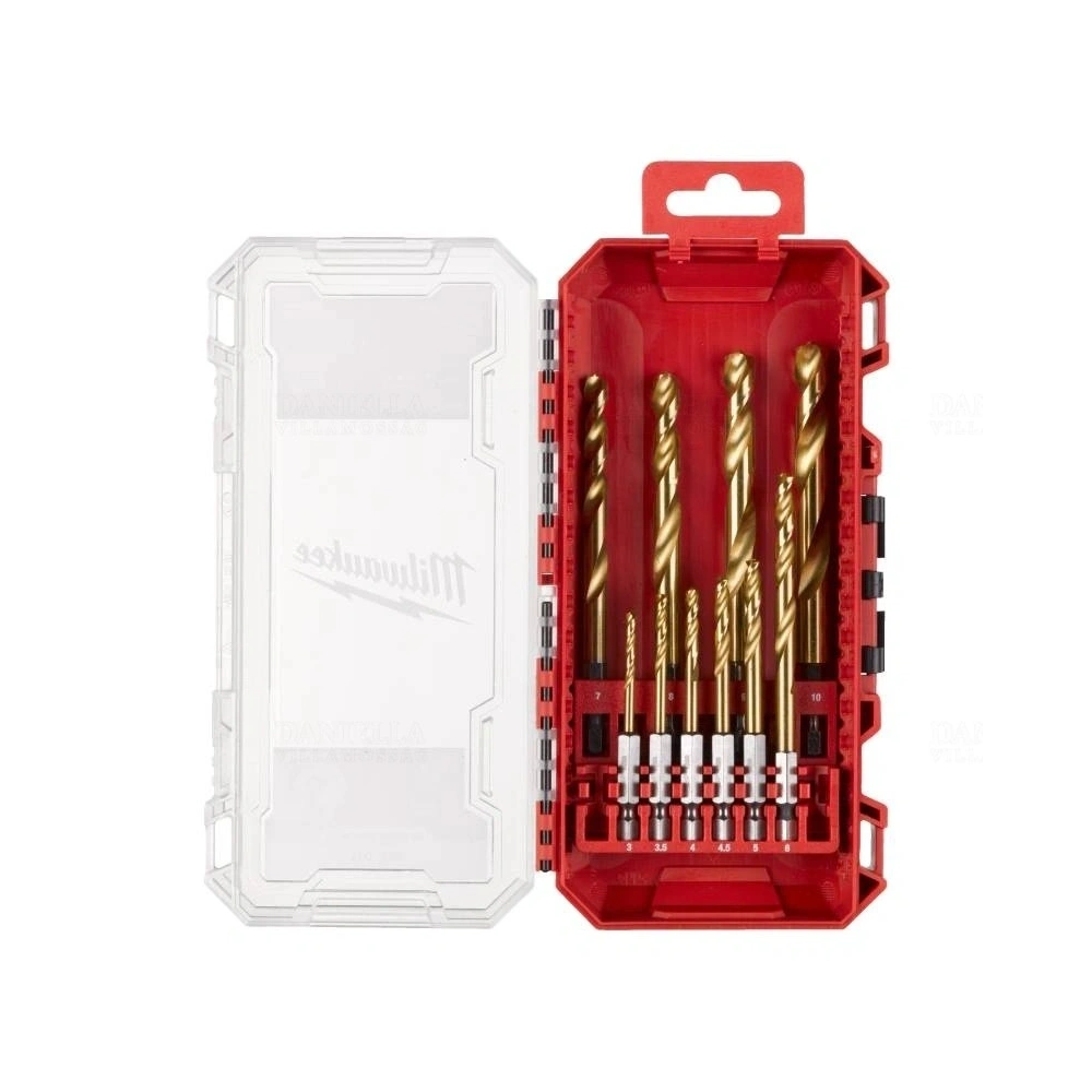MILWAUKEE FÉMFÚRÓSZÁR HSS-G TIN 3-10MM (10DB/KÉSZLET) (4932493865)