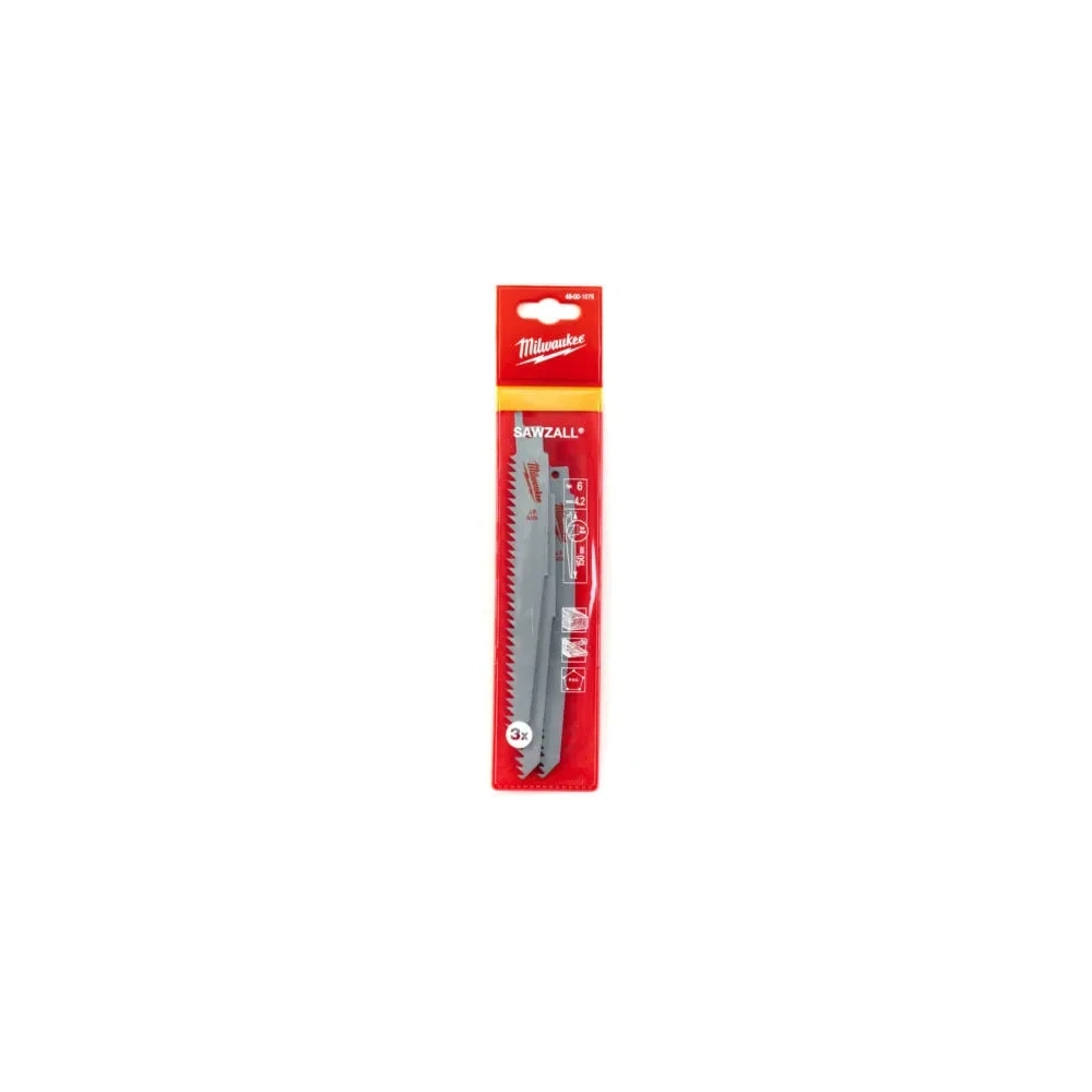 MILWAUKEE SZABLYAFŰRÉSZLAPOK 150/4,2 MM HCS 3 DB (48001075)