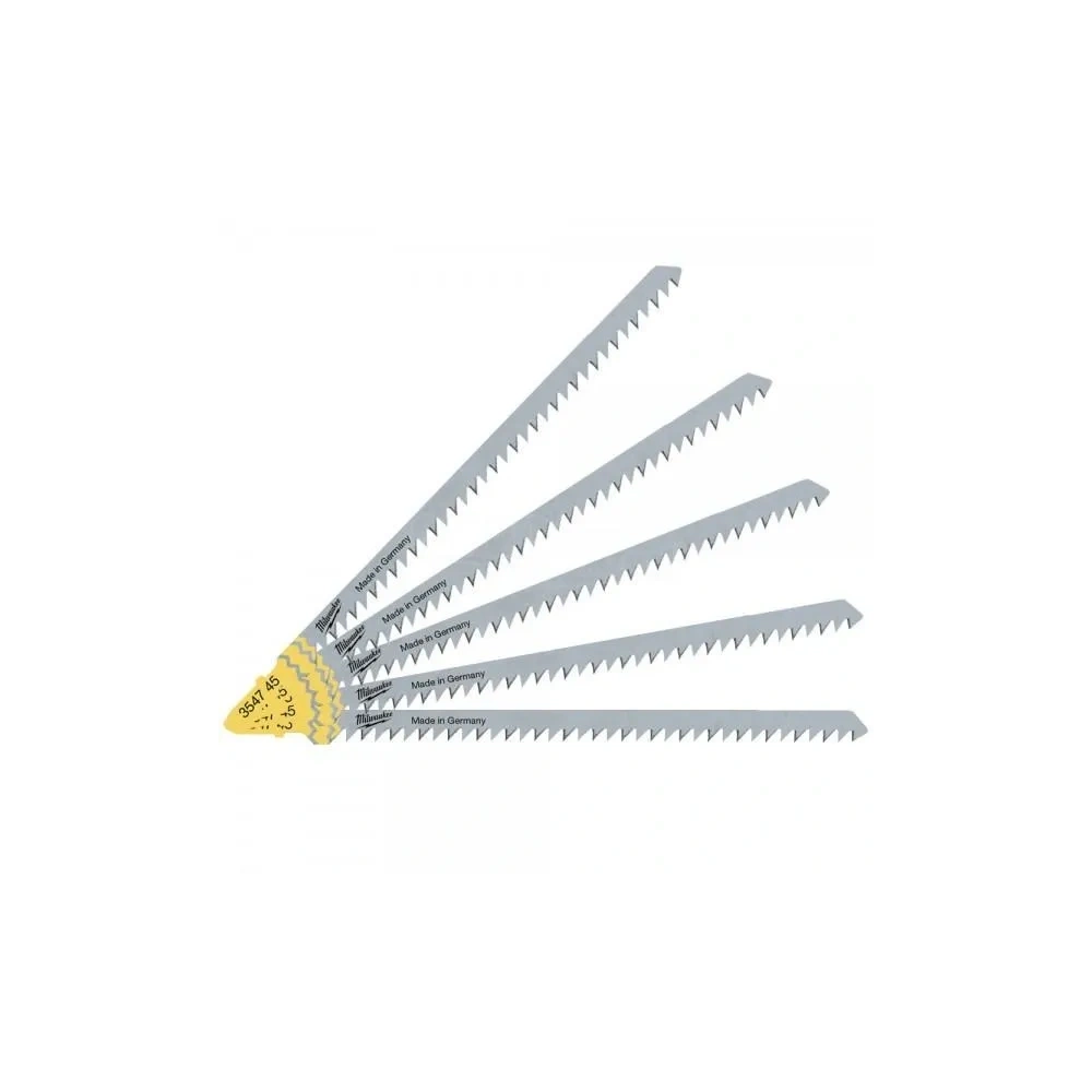MILWAUKEE SZÚRÓFŰRÉSZLAP 155/4MM (FÁHOZ ÉS MŰANYAGHOZ) - 5 DB (4932354745)
