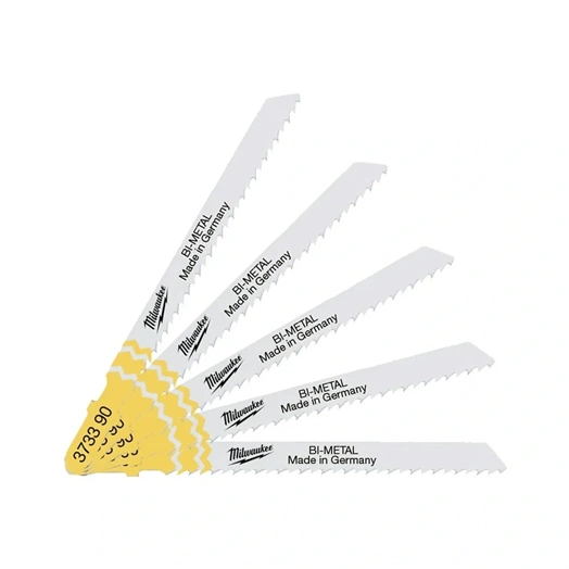 MILWAUKEE SZÚRÓFŰRÉSZLAP 75/2,5 MM (FÁHOZ ÉS MŰANYAGHOZ) - 5 DB (4932373390)