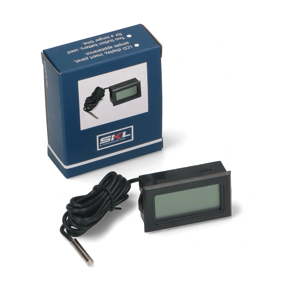 MINI LCD DIGITÁLIS HŐMÉRŐ FEKETE -50°C+110°C (TPM-10) (THE001UN)