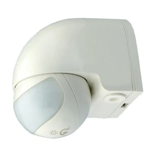 MOZGÁSÉRZÉKELŐ OLDALFALI BILLENTHETŐ-FORGATHATÓ FEHÉR 180° 1200W ST12 (199003)