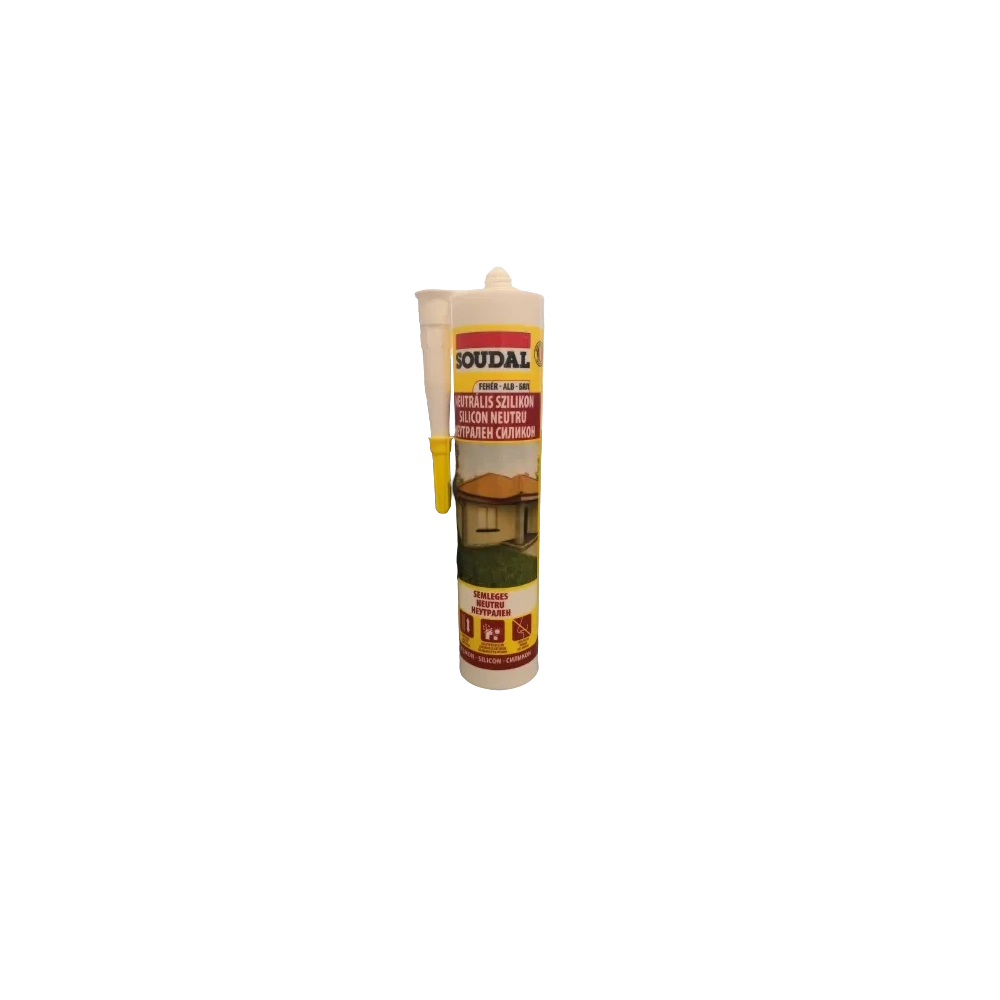 NEUTRÁLIS SZILIKON PASZTA SOUDAL FEHÉR 280 ML (103246)