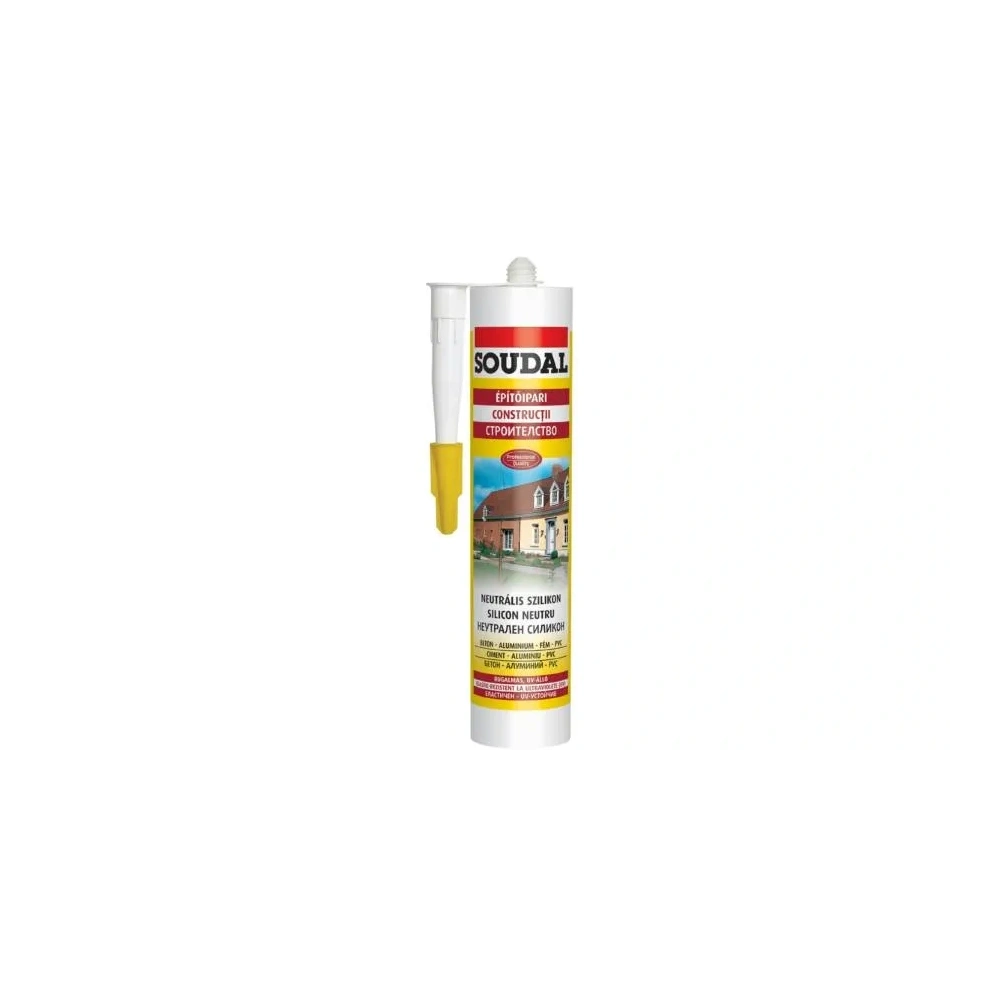 NEUTRÁLIS SZILIKON PASZTA SOUDAL TRANSZPARENS 280 ML (103245)