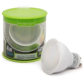 PHENOM LED IZZÓ GU-10 4W HIDEG FEHÉR (6000 K) 350LM 40020C