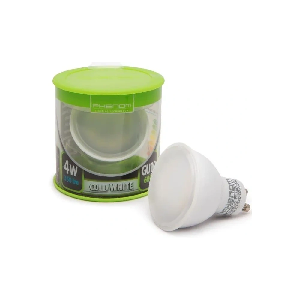 PHENOM LED IZZÓ GU-10 4W HIDEG FEHÉR (6000 K) 350LM 40020C