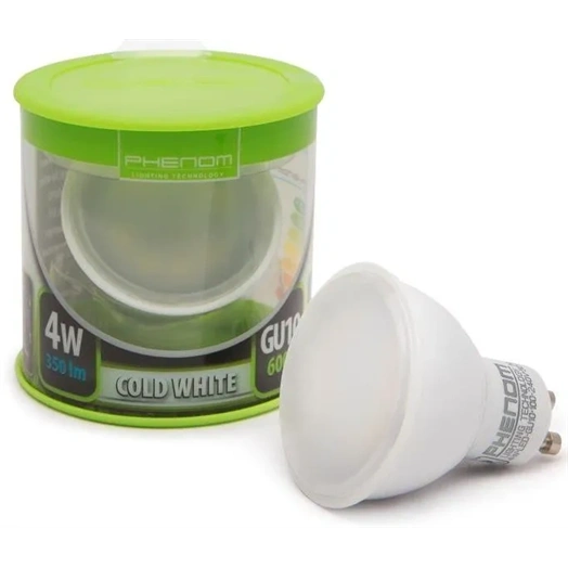 PHENOM LED IZZÓ GU-10 4W HIDEG FEHÉR (6000 K) 350LM 40020C