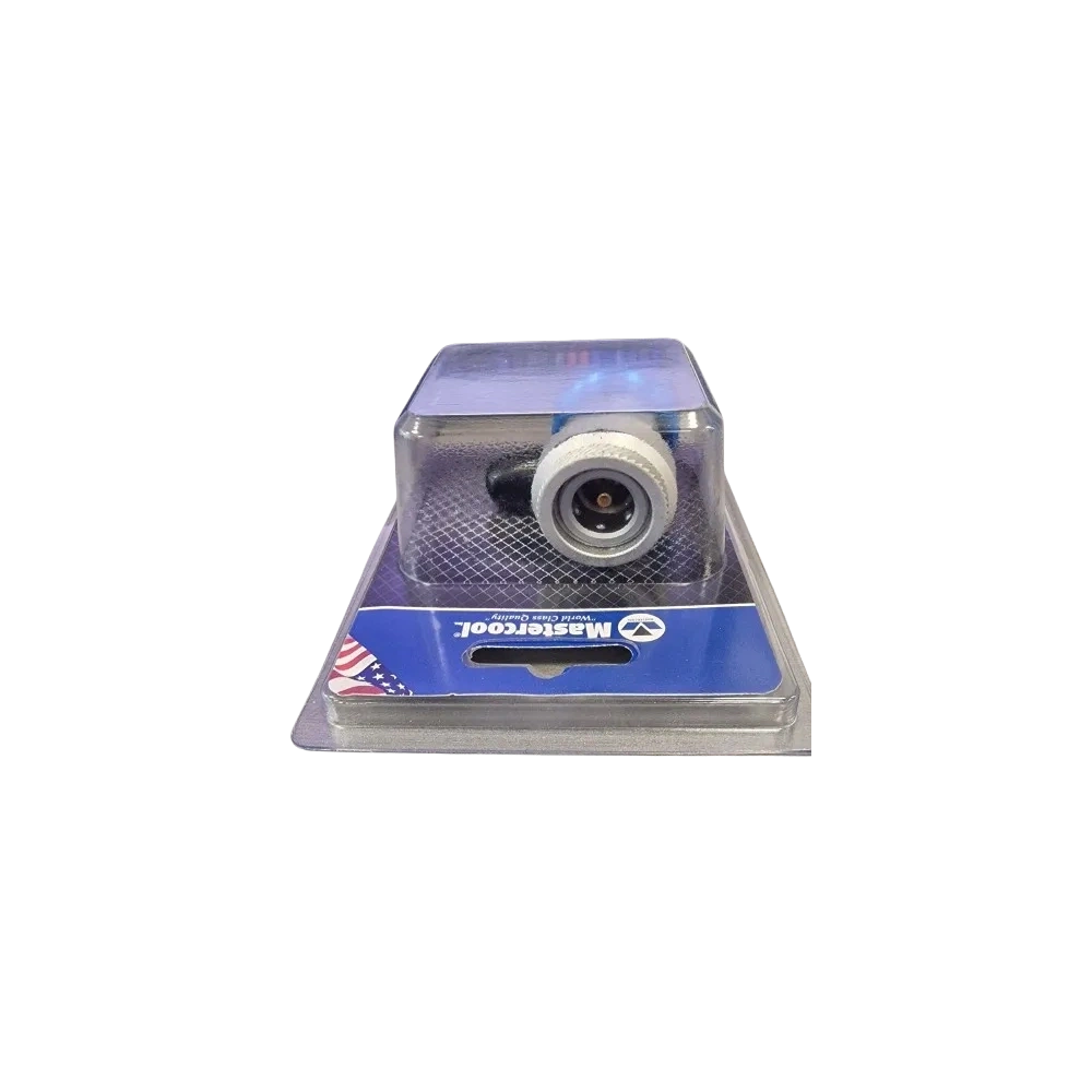 SZERVÍZCSATLAKOZÓ R134A KÉK 1/4" - 13mm KÜLSŐ MENET