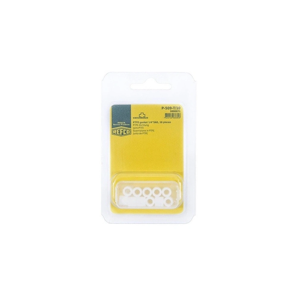 SZERVIZTÖMLŐ TEFLONTÖMÍTÉS REFCO P-509-T/10 FEHÉR ( 10DB/CSOMAG ) (9880871)