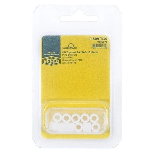 SZERVIZTÖMLŐ TEFLONTÖMÍTÉS REFCO P-509-T/10 FEHÉR ( 10DB/CSOMAG ) (9880871)