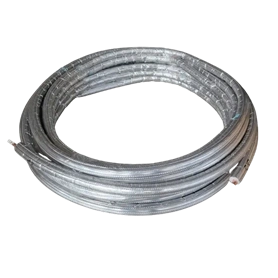 SZIGETELT LÁGY RÉZCSŐ 3/8"X1MM (10MM)(25FM/TEKERCS) 6MM-ES SZIG (VEGYTISZTA) ALUKASÍROZOTT (ANTI UV) EBRILL/FLEXIO ARTIK