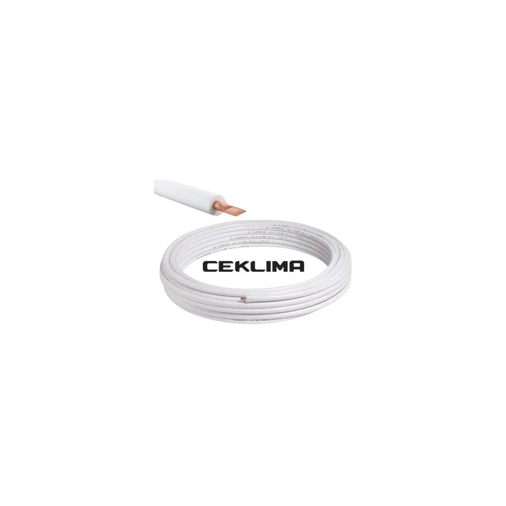 SZIGETELT LÁGY RÉZCSŐ 3/8"X1MM (25FM/TEKERCS ) 6MM-ES SZIGETELÉS (VEGYTISZTA) CEKLIMA