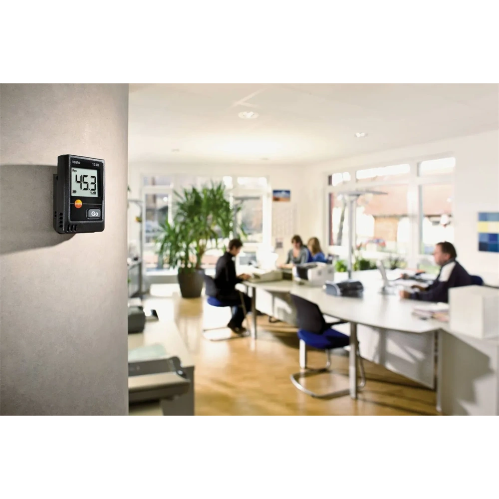 TESTO 174 H MINI HŐMÉRSÉKLET-, ÉS PÁRATARTALOM ADATGYŰJTŐ SZETT (0572 0566)