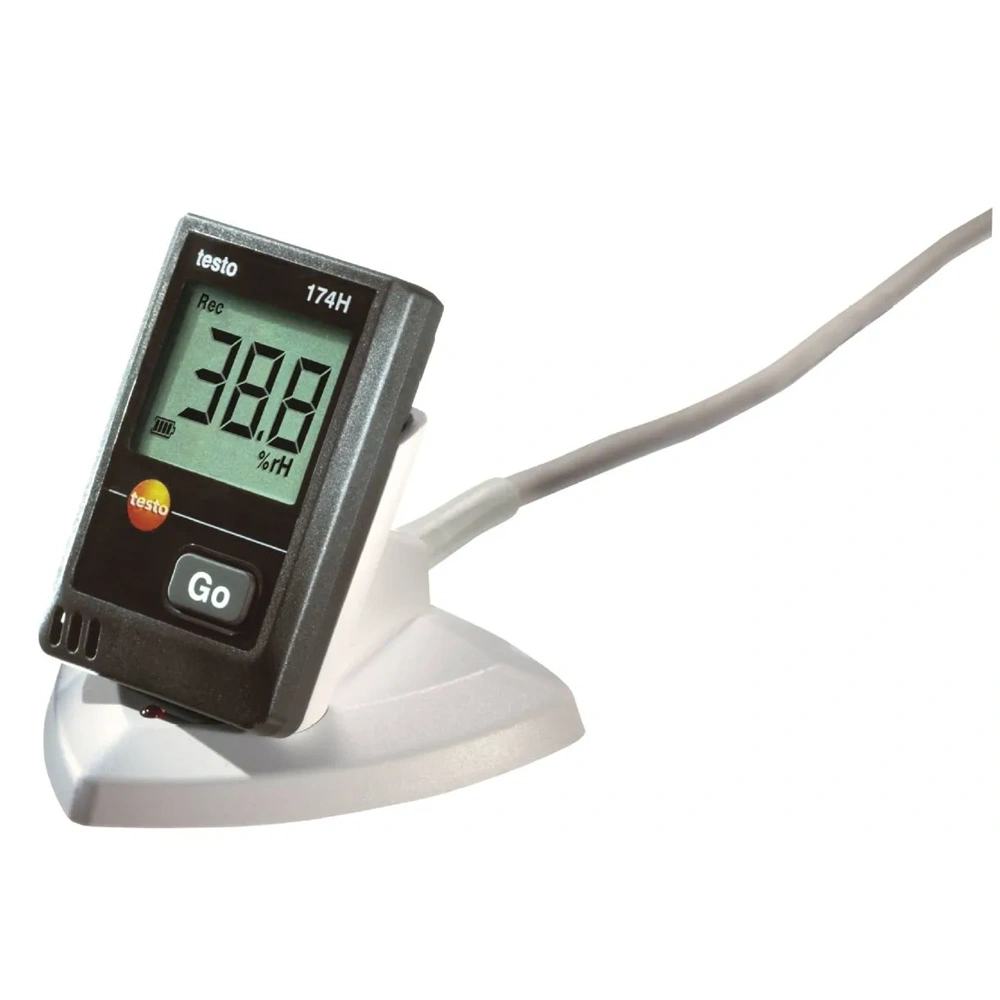 TESTO 174 H MINI HŐMÉRSÉKLET-, ÉS PÁRATARTALOM ADATGYŰJTŐ SZETT (0572 0566)