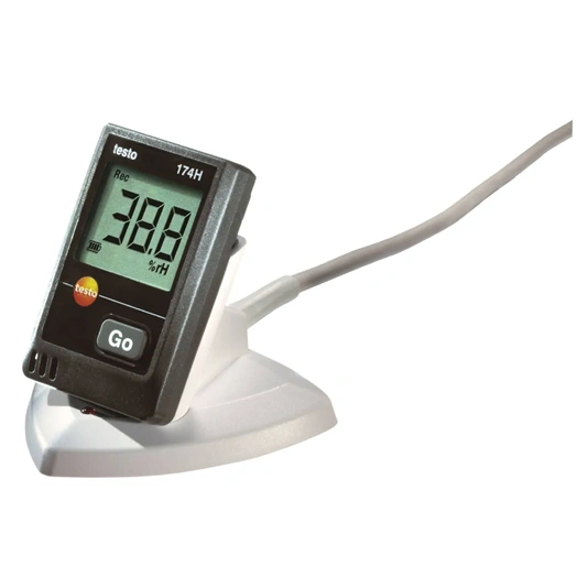 TESTO 174 H MINI HŐMÉRSÉKLET-, ÉS PÁRATARTALOM ADATGYŰJTŐ SZETT (0572 0566)