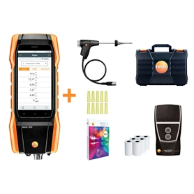 TESTO 300 LONGLIFE FÜSTGÁZELEMZŐ NO CELLÁVAL+NYOMTATÓ (0564 3004 73)