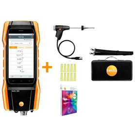 TESTO 300 SZETT 1 FÜSTGÁZELEMZŐ (O2, CO 4.000 PPM-IG) (0564 3002 70)