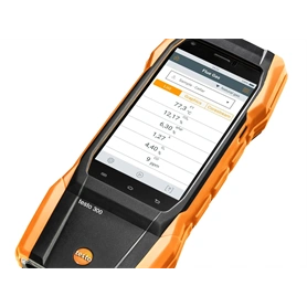 TESTO 300 SZETT 1 FÜSTGÁZELEMZŐ (O2, CO 4.000 PPM-IG) (0564 3002 70)