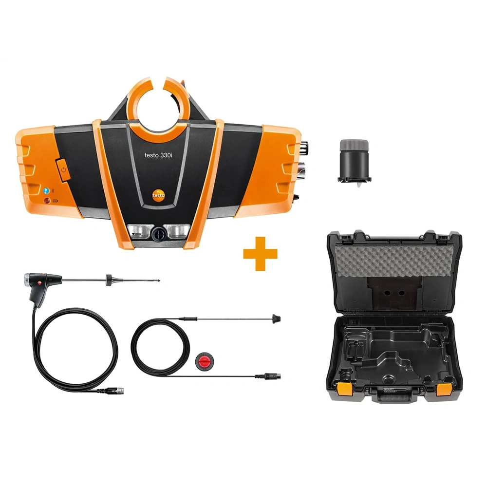 TESTO 330I KÉMÉNYGÁZ ELLENŐRZŐ SZETT (0563 3000 73)