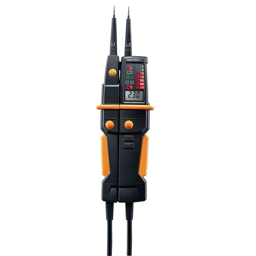 TESTO 750-3 KÉTPÓLUSÚ FESZÜLTSÉGMÉRŐ (0590 7503)
