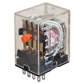 TRACON RM14-230V AC 14 PÓLUS 4CO ÉRINTKEZŐ 10A RELÉ