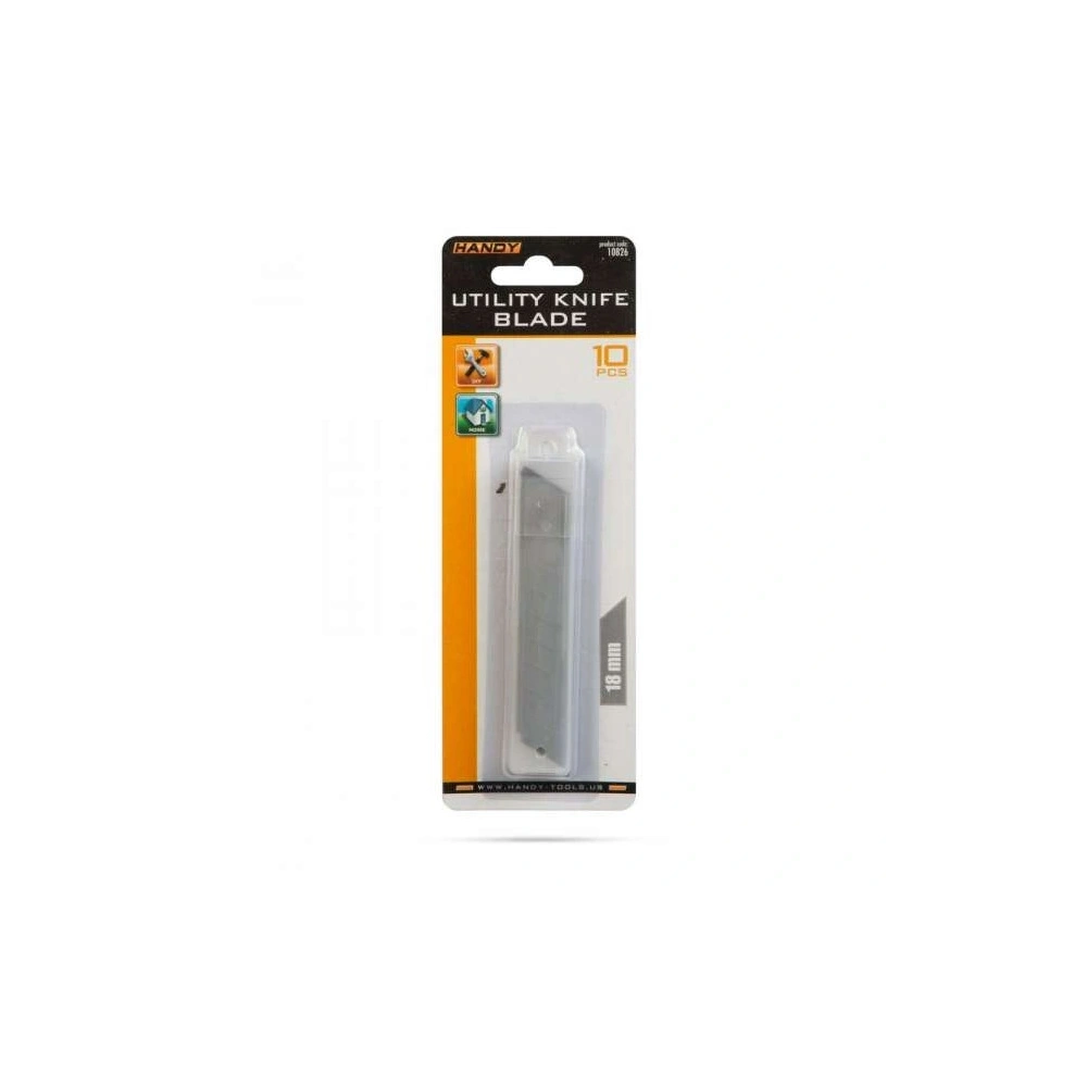 UNIVERZÁLIS TARTALÉK SZIKE PENGE HANDY 18 MM  (10 DB/CSOMAG)