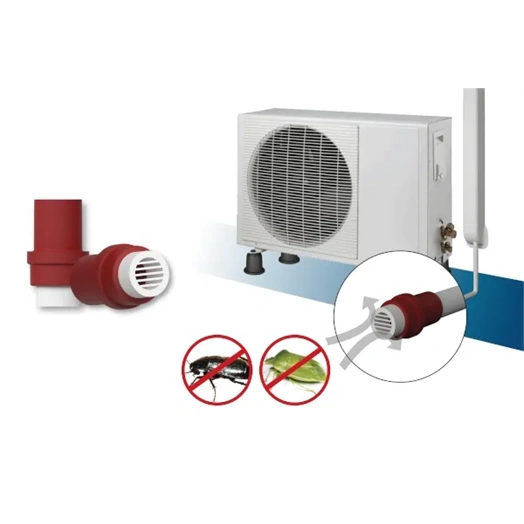 VECAMCO CSEPPVÍZCSŐ BOGÁR RÁCS 16MM SÁRGA