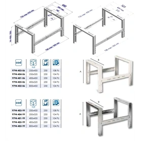 VECAMCO HÓHATÁR KONZOL KLÍMATARTÓ ÁLLVÁNY (400 × 520 MM)