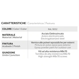VECAMCO KLÍMATARTÓ KONZOL CSÚSZTATHATÓ SZÁRRAL, VB10, (450 × 400 × 800 MM)
