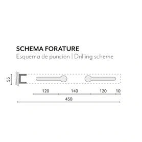 VECAMCO KLÍMATARTÓ KONZOL CSÚSZTATHATÓ SZÁRRAL, VB10, (450 × 400 × 800 MM)