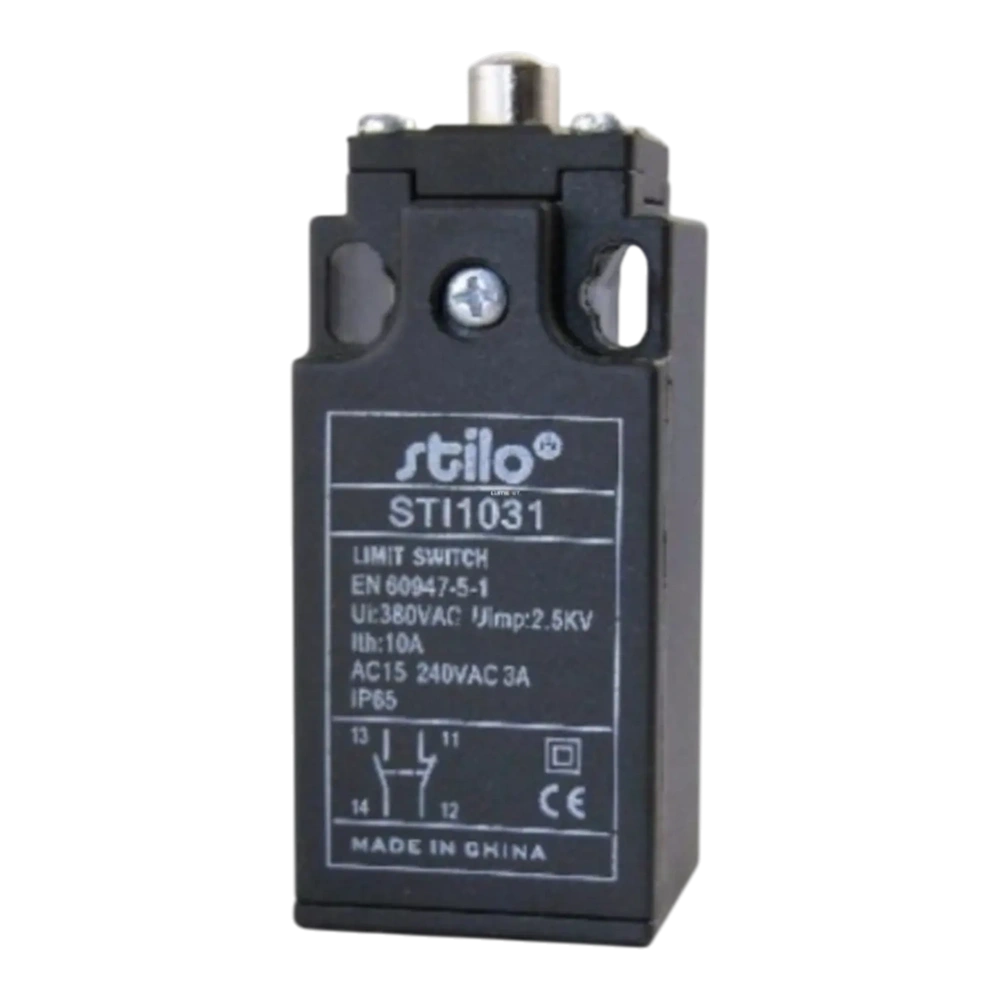 VÉGÁLLÁSKAPCSOLÓ BÜTYKÖS 3A/240V 1NC+1NO IP65 (STI1031)
