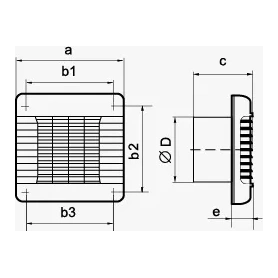 VENTILÁTOR (AXIÁLIS) VENTS 100 MATHL AUT.ZSALU, IDŐZÍTŐ, PÁRAÉ. 20 W 98M3/Ó 34DB