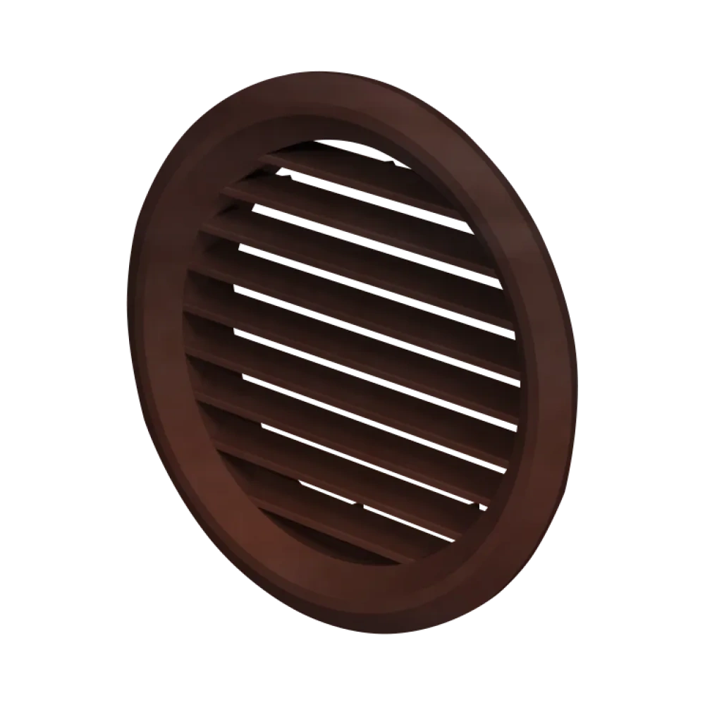 VENTS MV 150 BVS KEREK SZELLŐZŐRÁCS 150 MM CSŐTOLDATTAL SZÚNYOGHÁLÓVAL BROWN