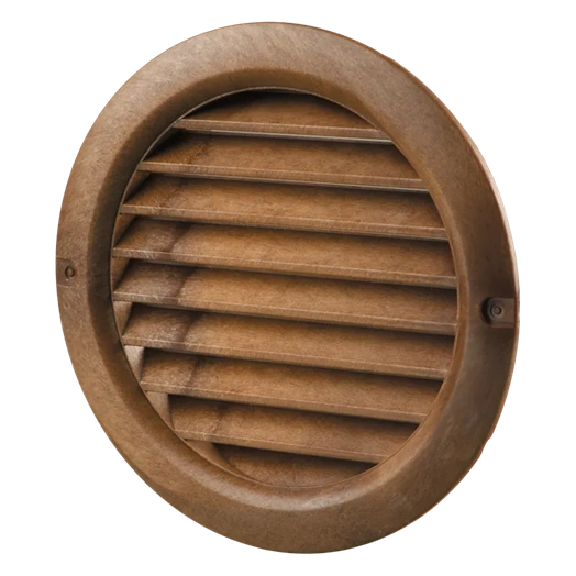 VENTS MV 150 BVS KEREK SZELLŐZŐRÁCS 150 MM CSŐTOLDATTAL SZÚNYOGHÁLÓVAL MAHAGONY