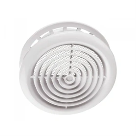 VENTS MV 150 PFS SZELLŐZŐRÁCS MENNYEZETI DIFFÚZOR CSŐKÖTŐVEL, SZÚNYOGHÁLÓVAL, ELLENKARIMÁVAL