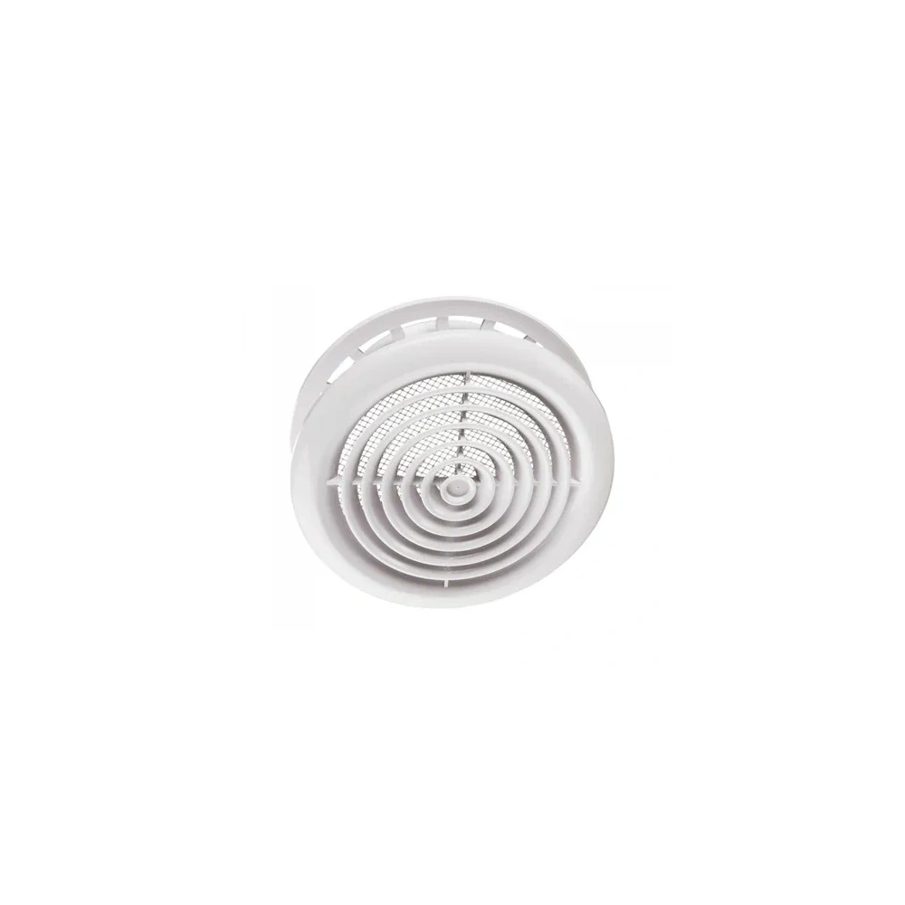 VENTS MV 150 PFS SZELLŐZŐRÁCS MENNYEZETI DIFFÚZOR CSŐKÖTŐVEL, SZÚNYOGHÁLÓVAL, ELLENKARIMÁVAL